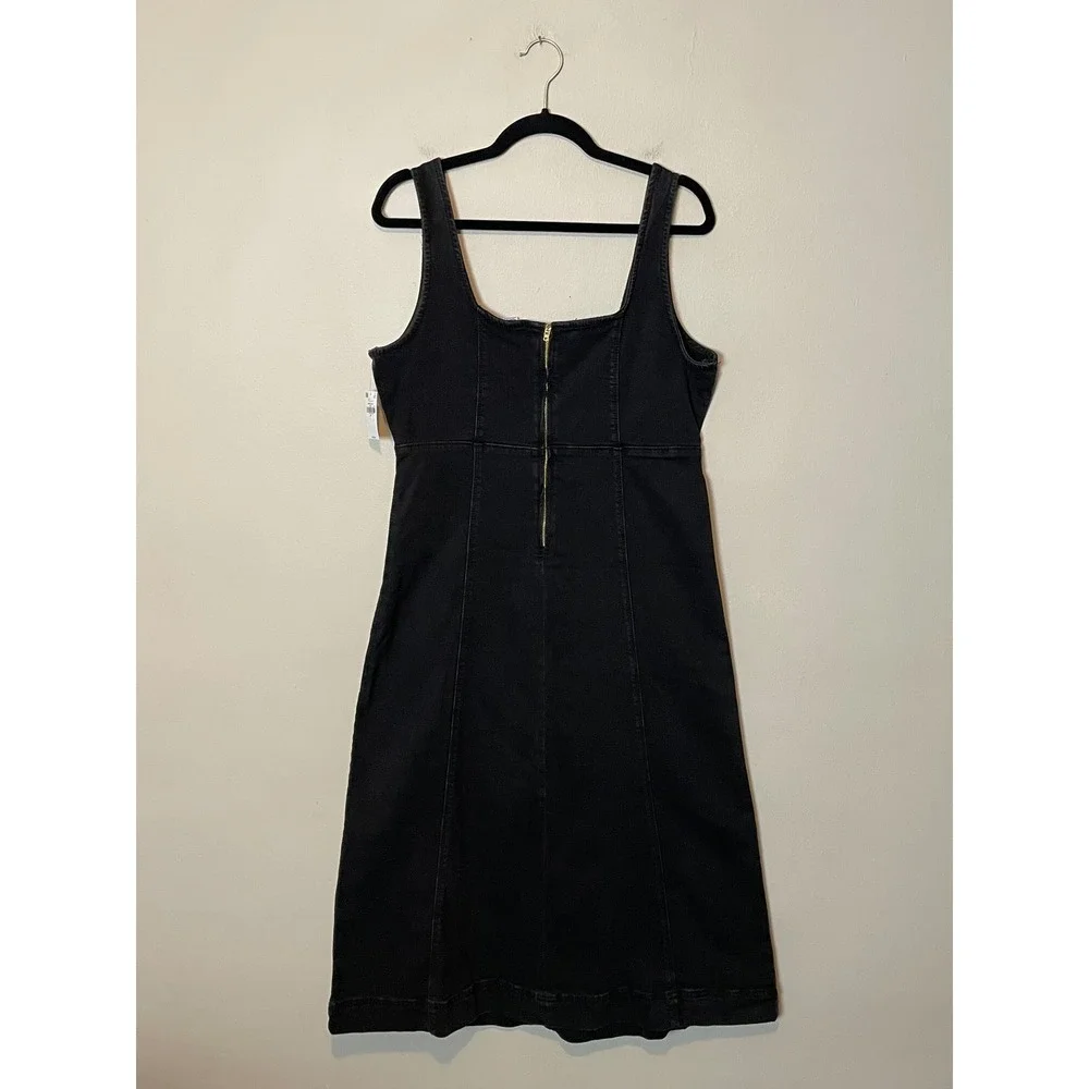 old navy women's fit & flare sleeveless denim midi dress Home 59 and wear sizes s (4) Old Navy Fit and Flare